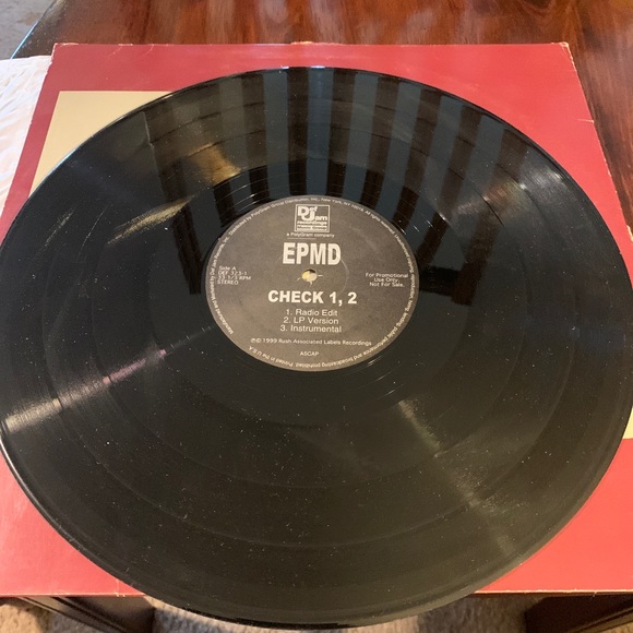 EPMD ‎– Crossover 12" Vinyl Hip Hop Gangsta Rap 1992 Rush - Picture 6 of 6